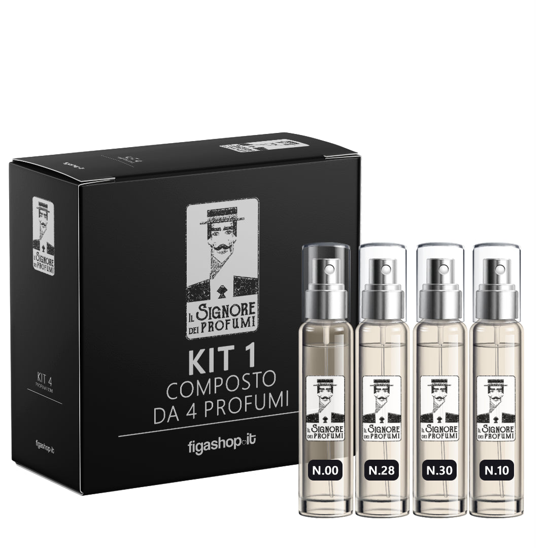 Kit di 4 o 8 Profumi con Fragranze Uniche e Diverse