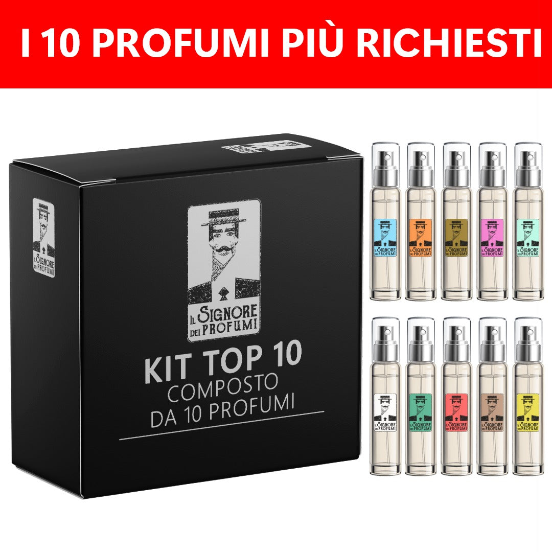 Kit Top 10 Profumi con Fragranze Uniche e Diverse