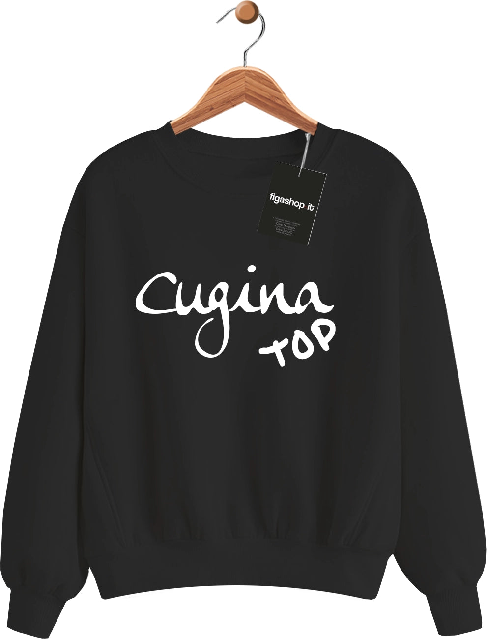 Felpa Cugina Top - Nera