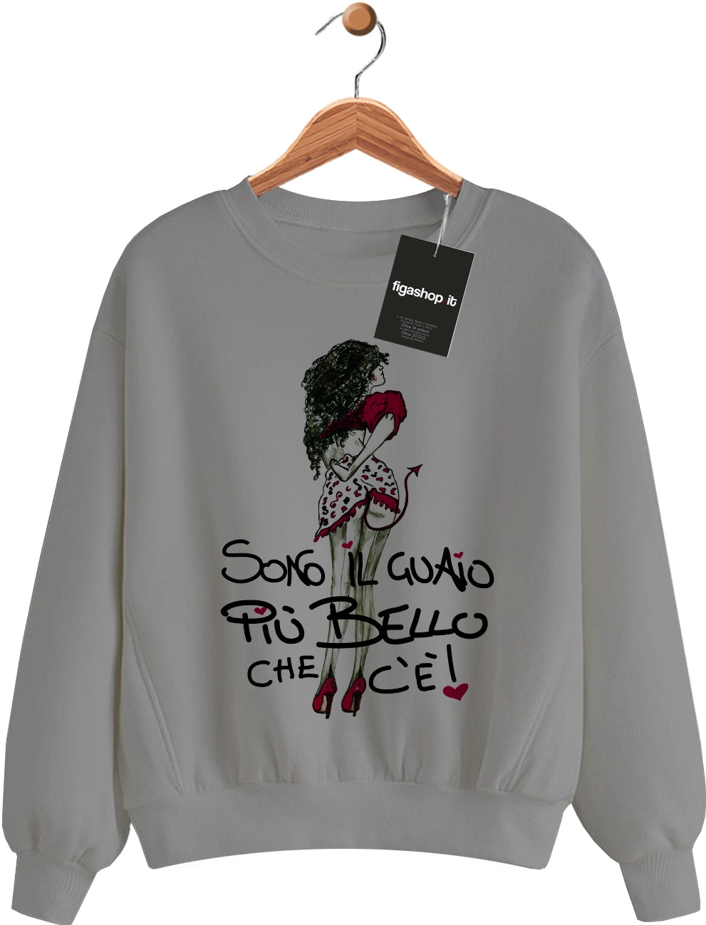 Felpa Guaio - Grigia