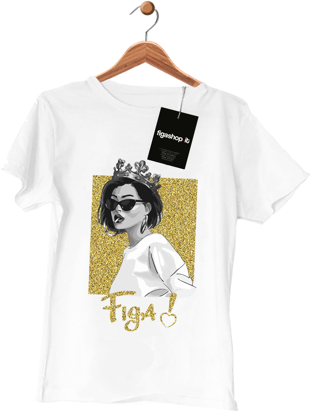 Maglietta Queen Gold