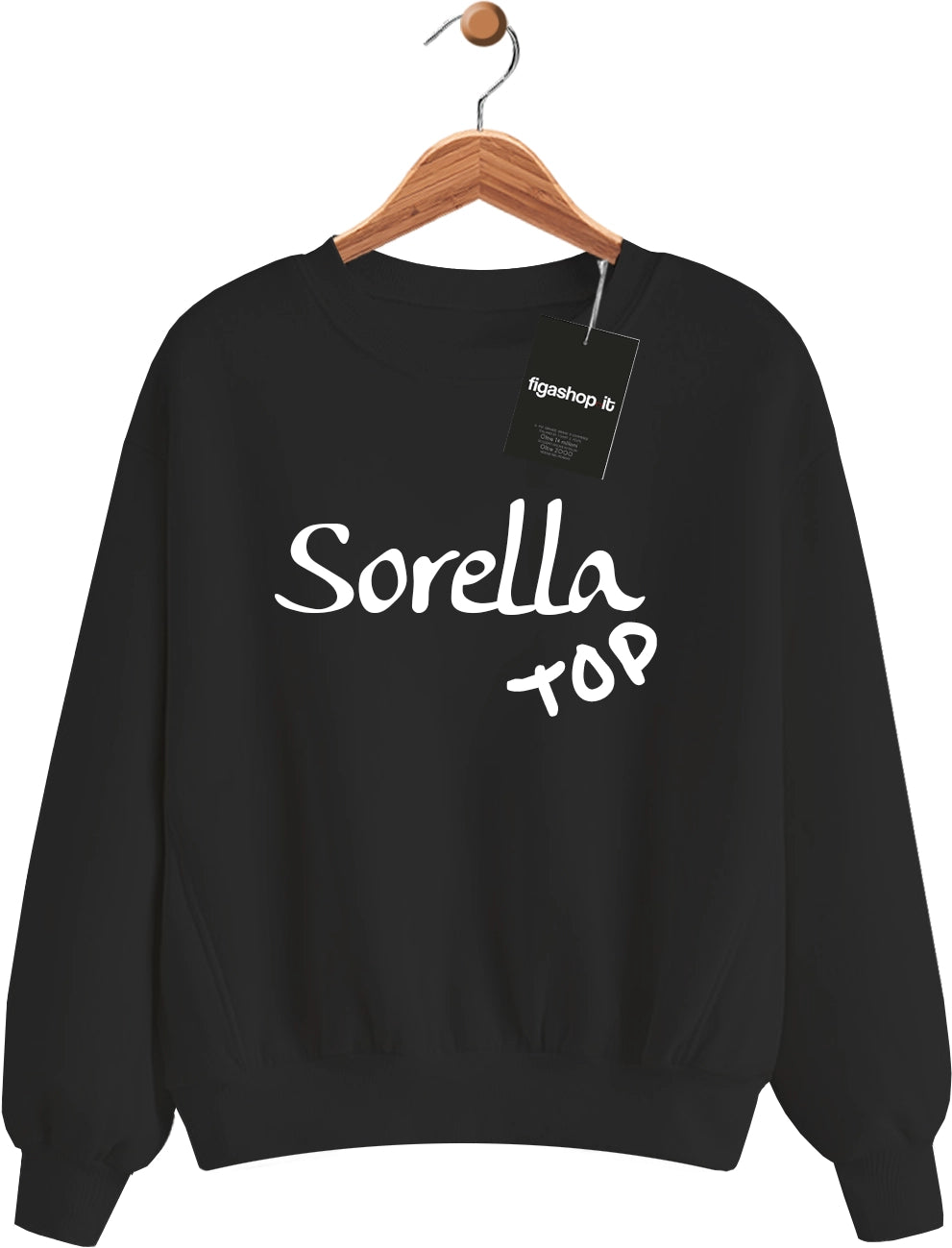Felpa Sorella Top - Nera