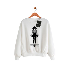 Felpa AMELIE Exclusive Art Collection - Bianca - promo