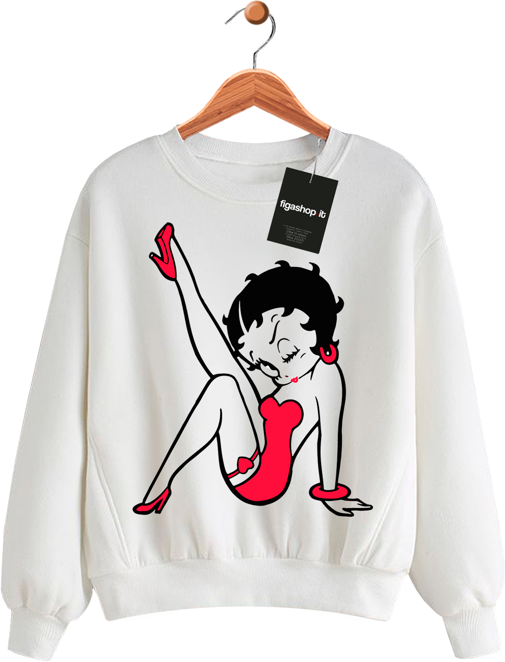 Felpa BETTY OPPLA! Exclusive Art Collection - Bianca