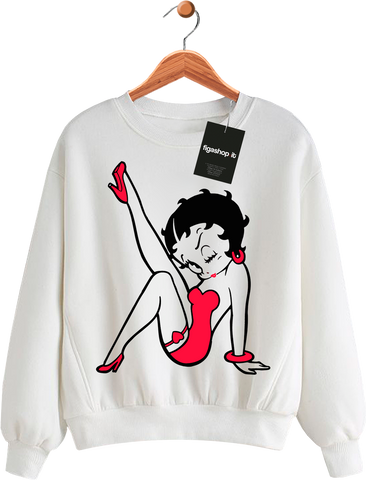 Felpa BETTY OPPLA! Exclusive Art Collection - Bianca