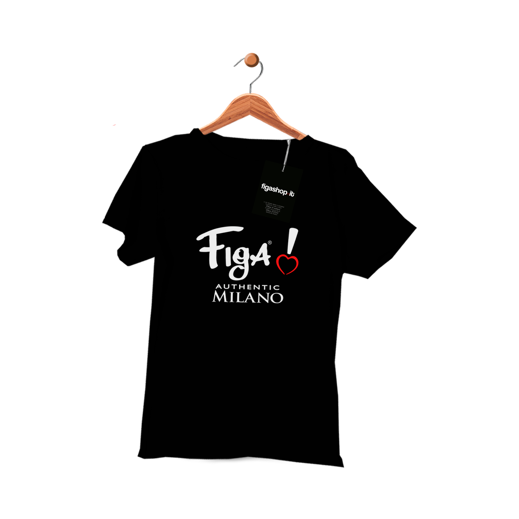 Maglietta Figa!® Milano - Logo Brand