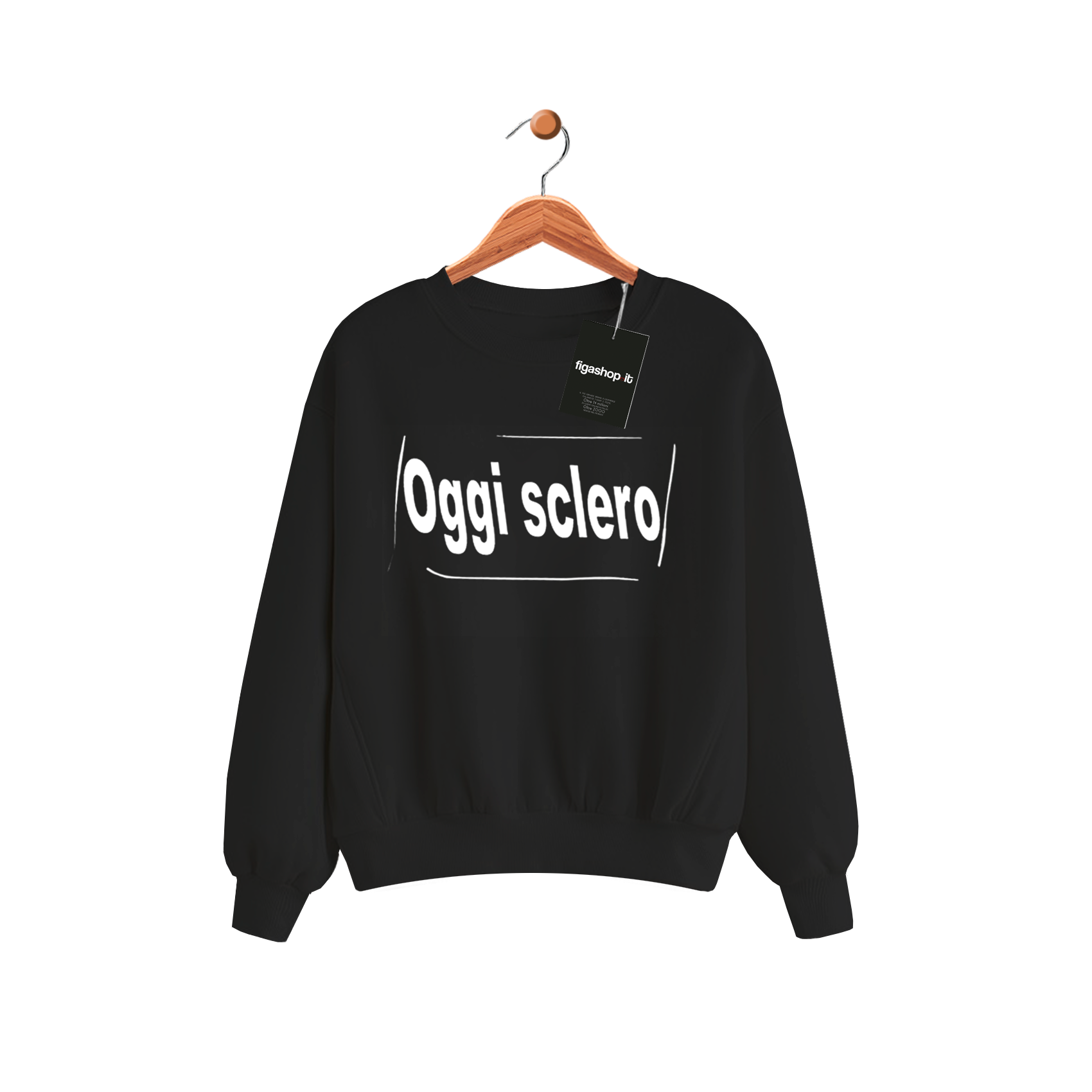 Felpa Oggi Sclero - Nera