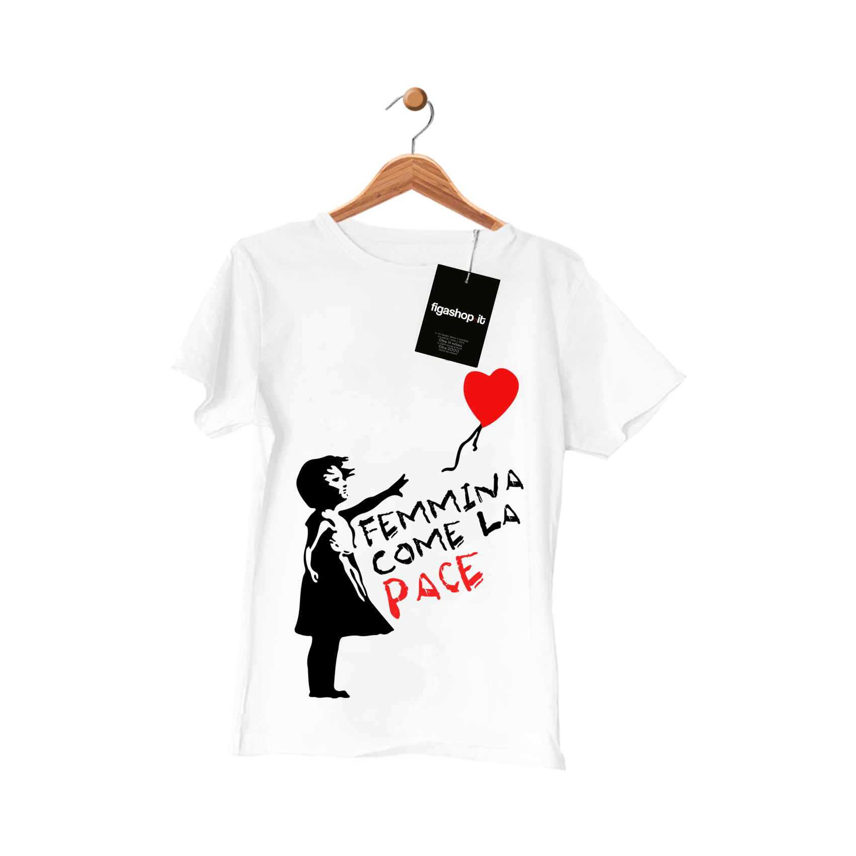 Maglietta Femmina come la pace