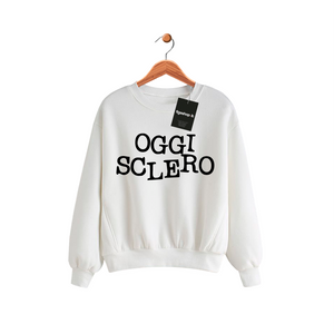 Felpa Oggi Sclero - Bianca